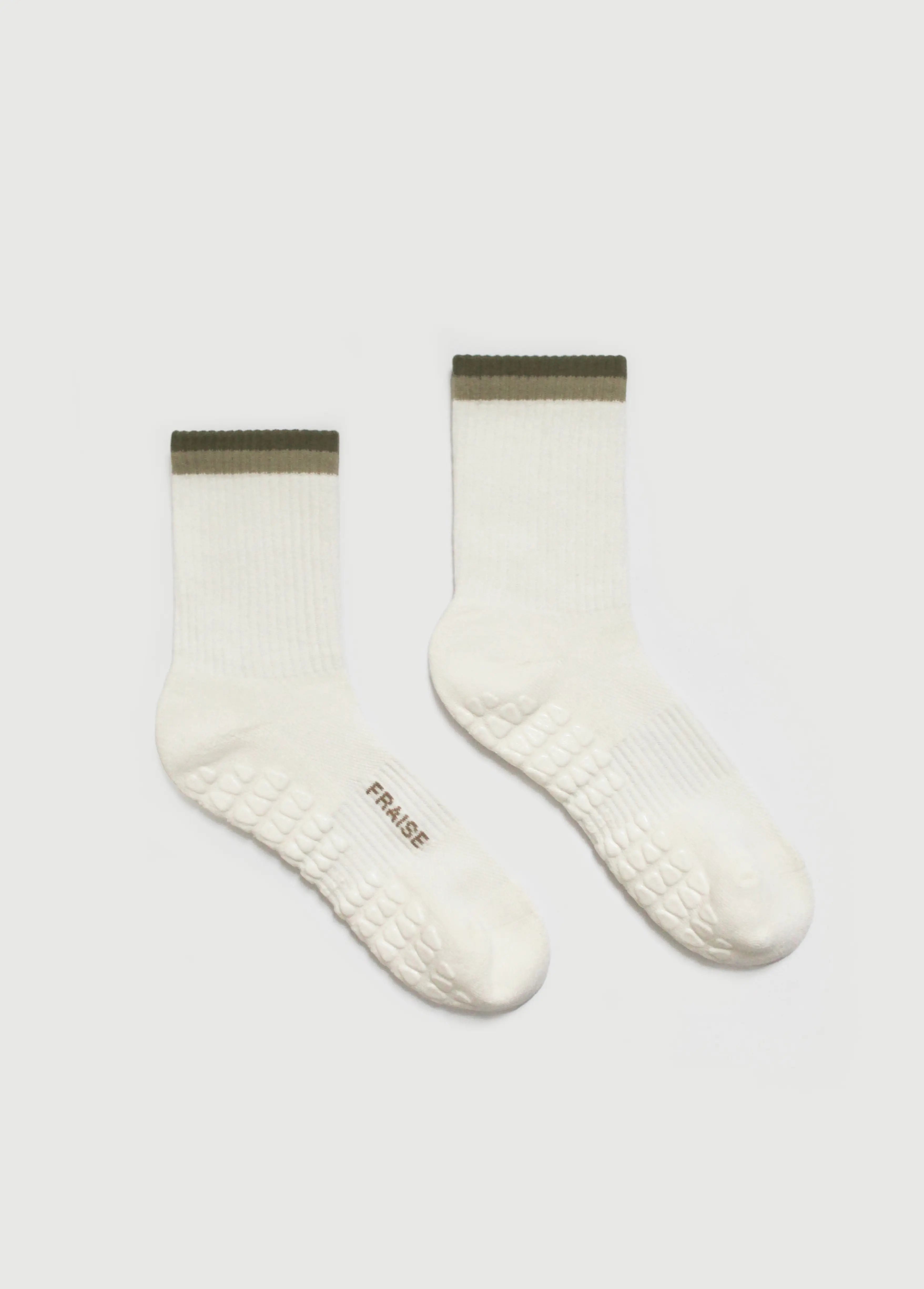 Fraise grip socks for pilates, yoga, and barre