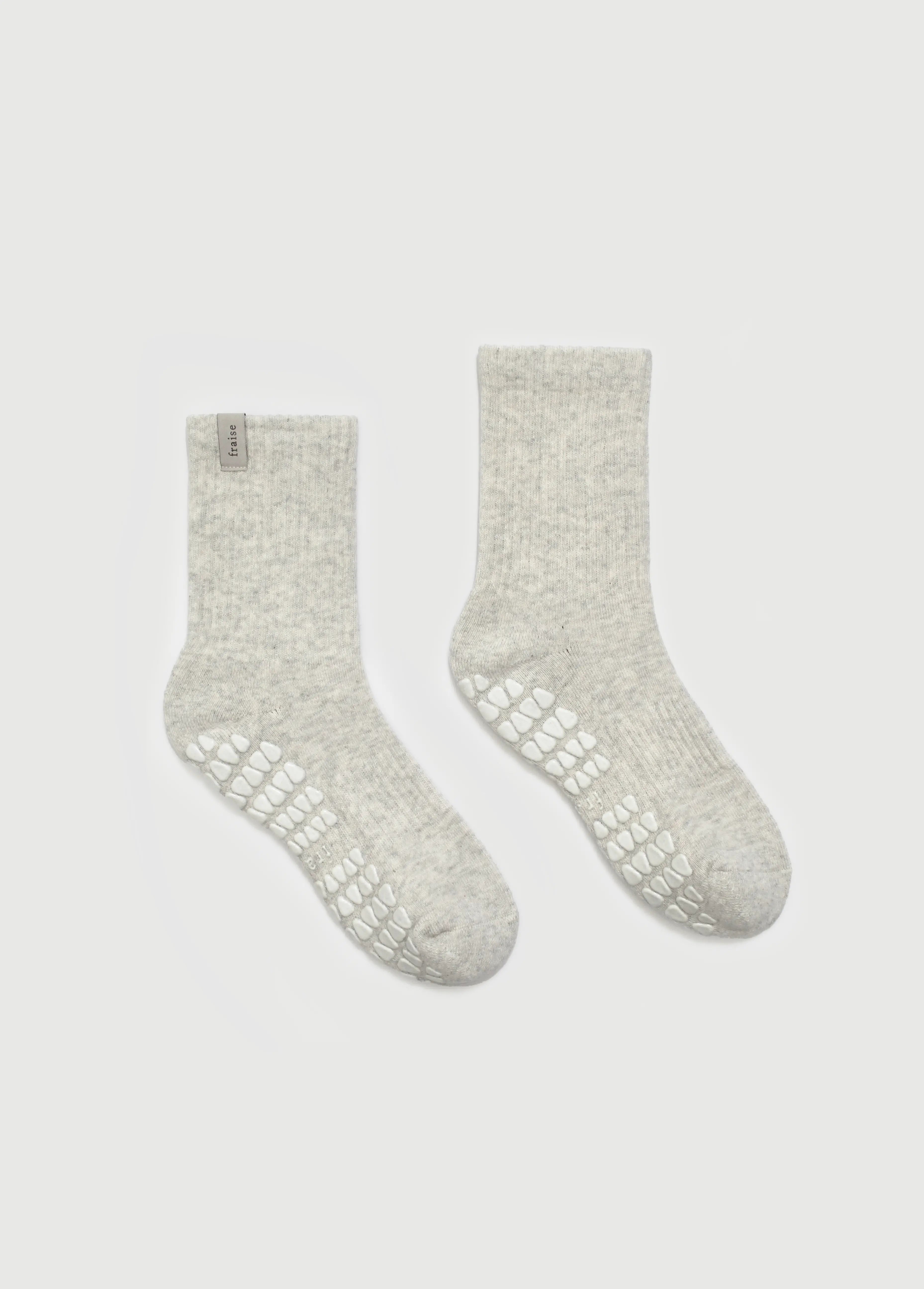 Pair of Fraise branded pilates grip socks