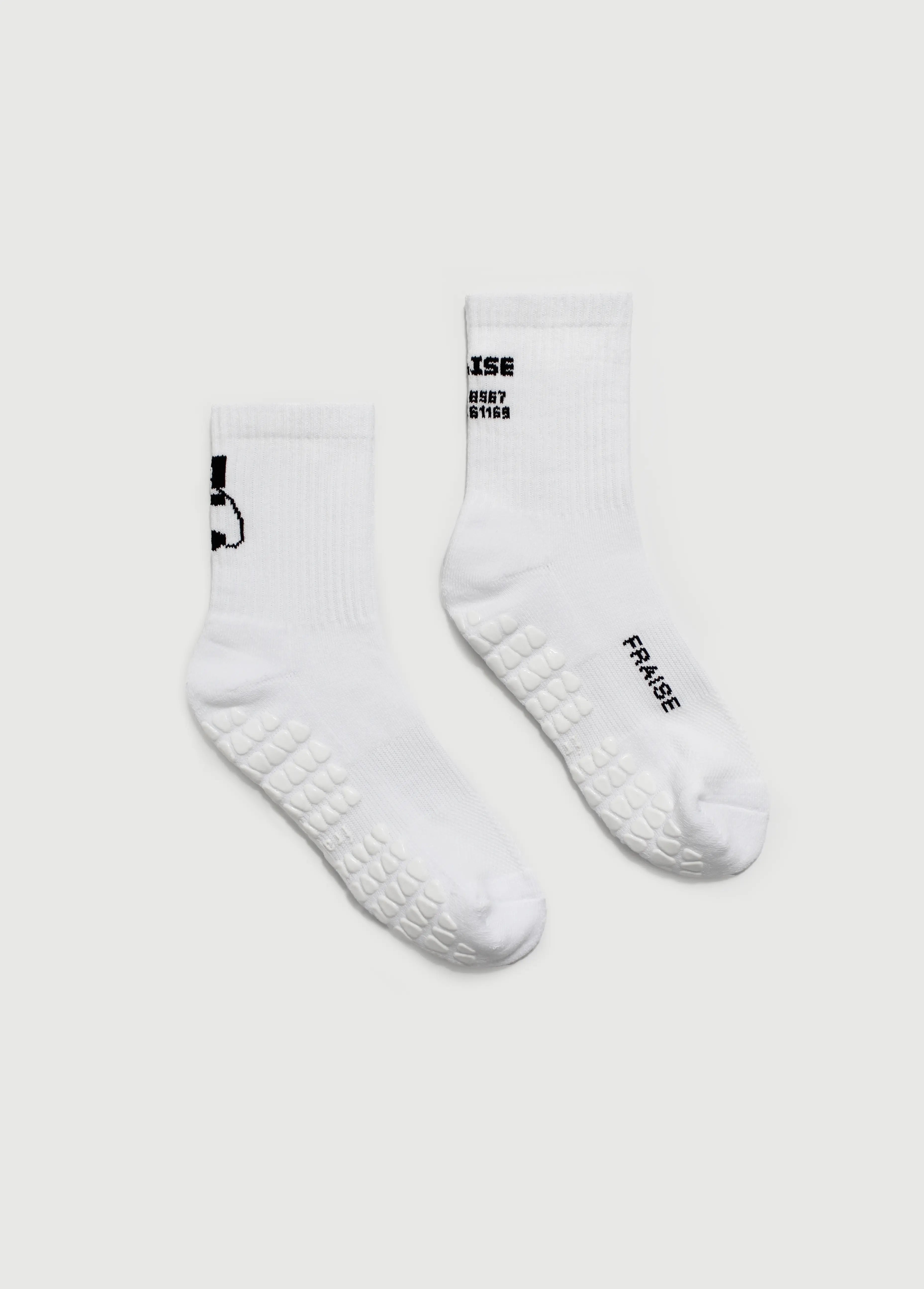 Pair of Fraise branded pilates grip socks