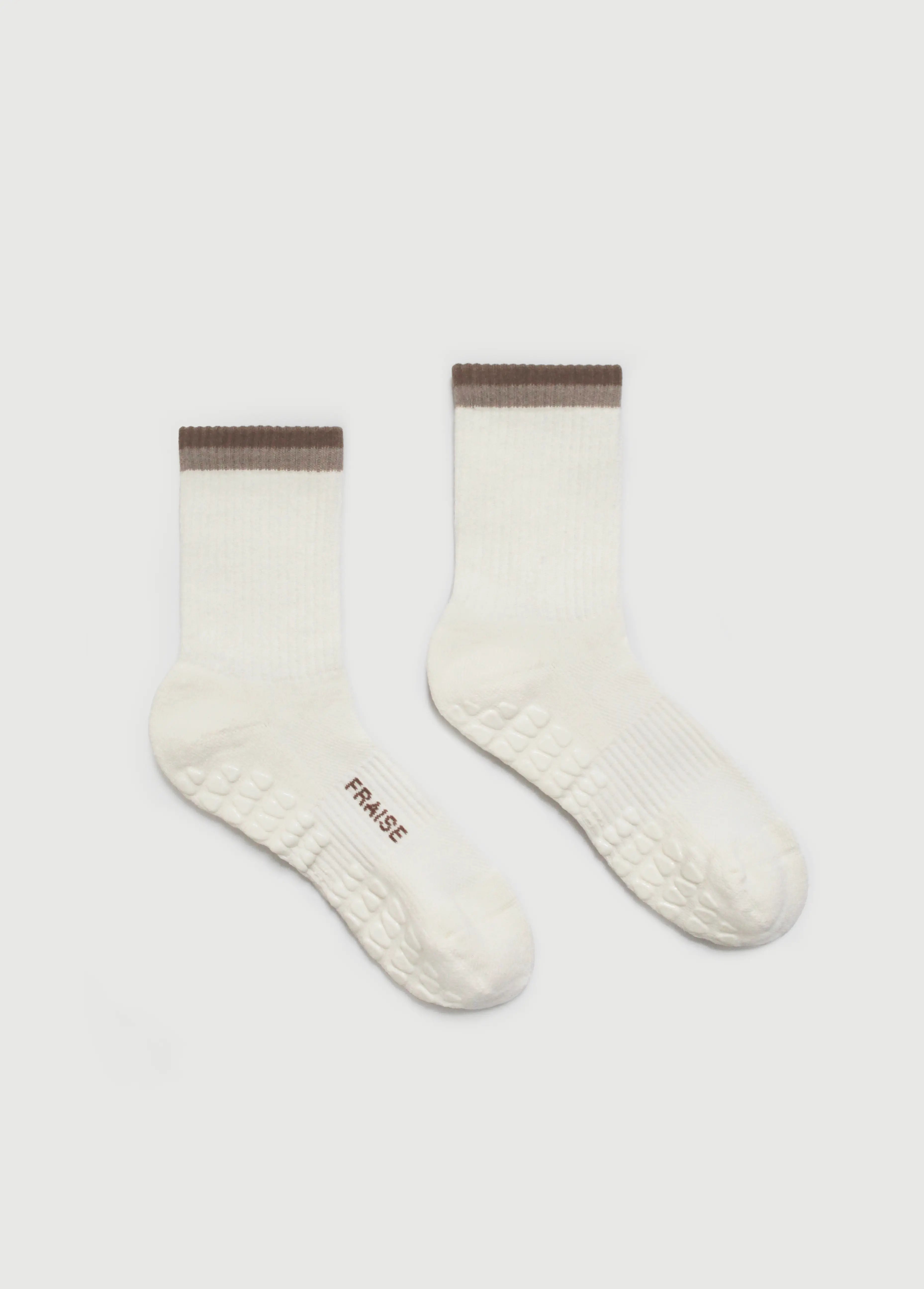 Fraise pilates socks - grip socks for pilates and yoga and barre