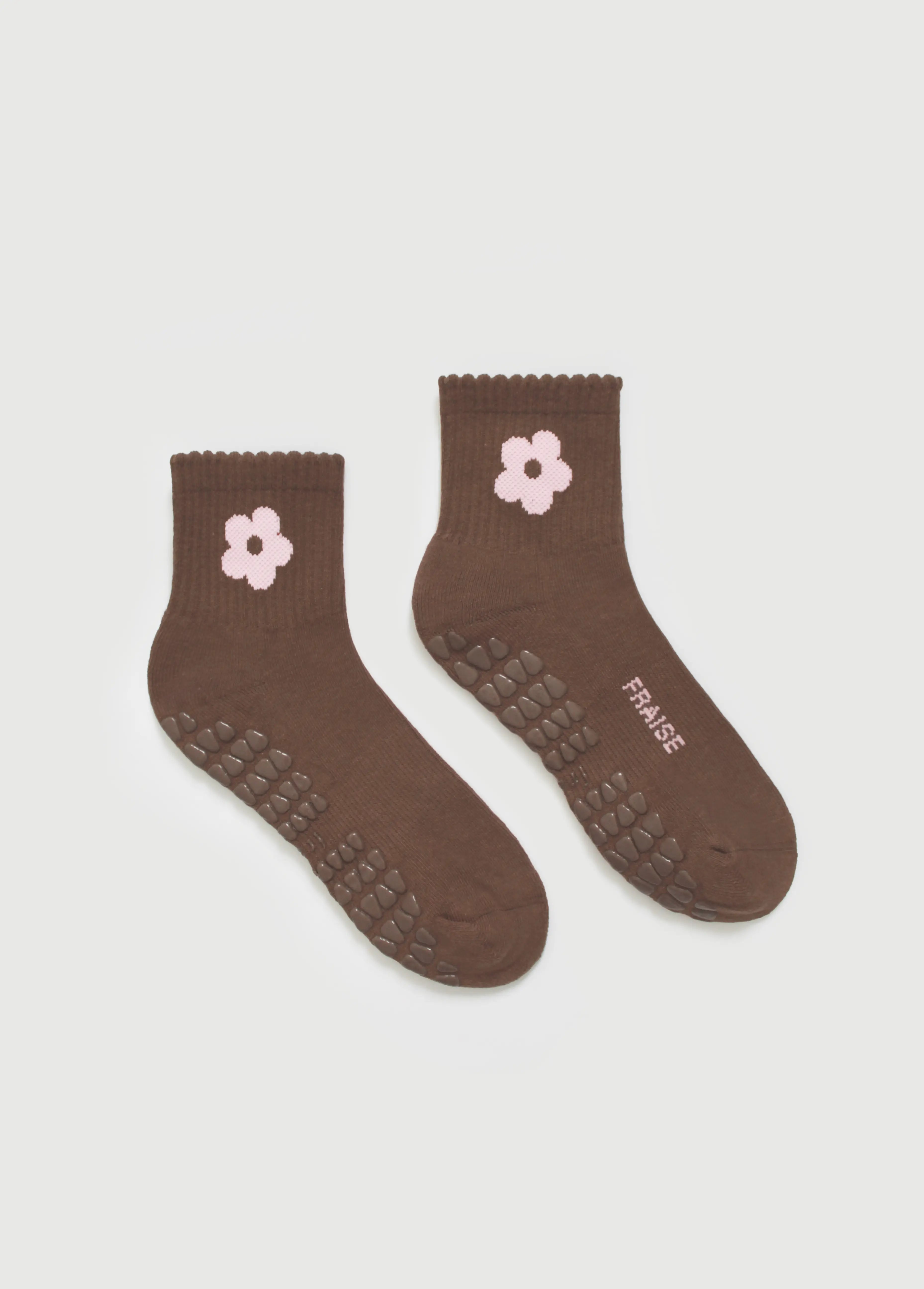 Fraise grip socks for pilates, yoga, and barre