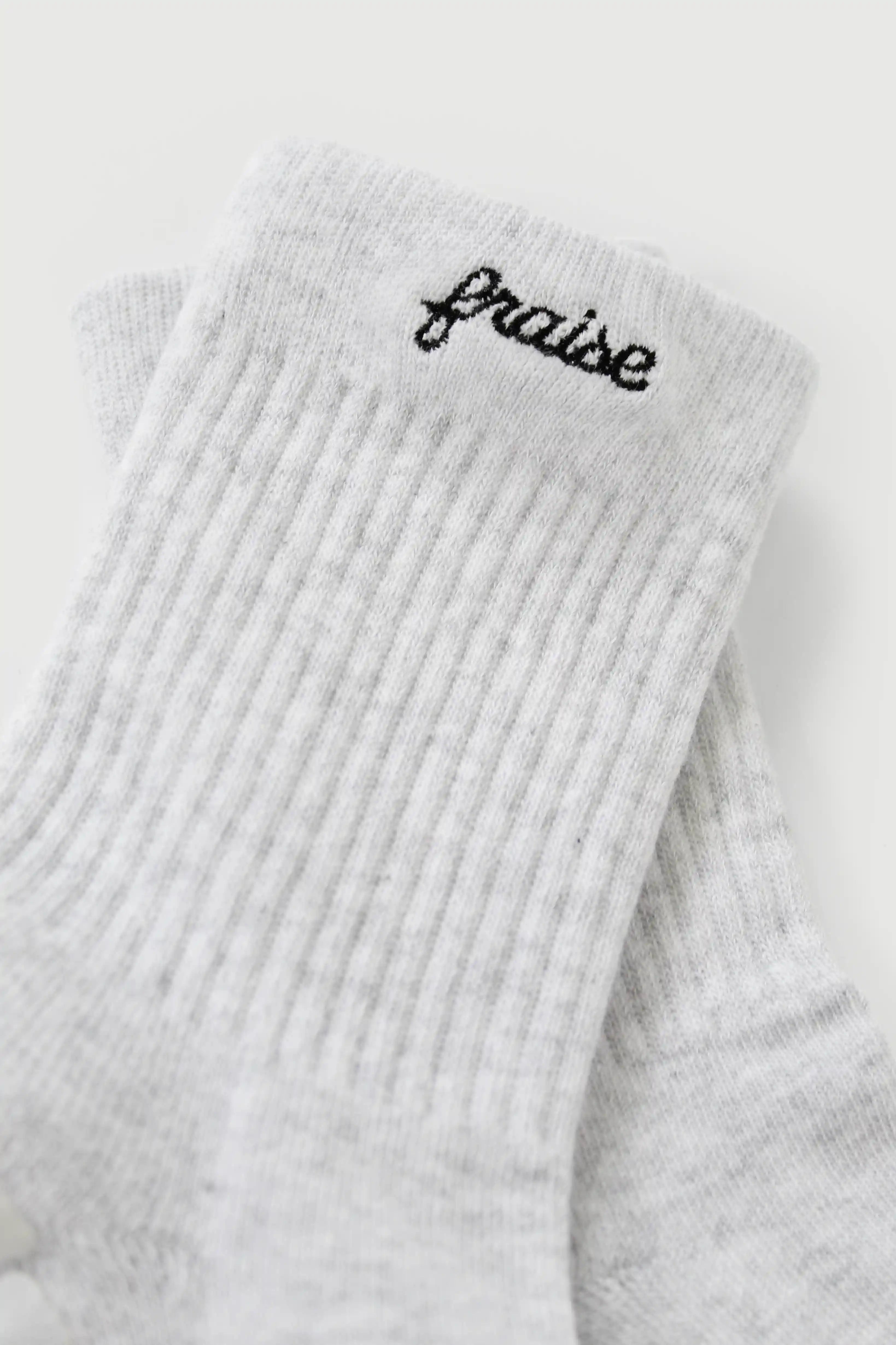 Platinum Script Sock